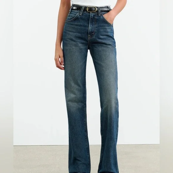 Nili Lotan Joan Jean, long raw hem, 27 - Picture 6 of 16